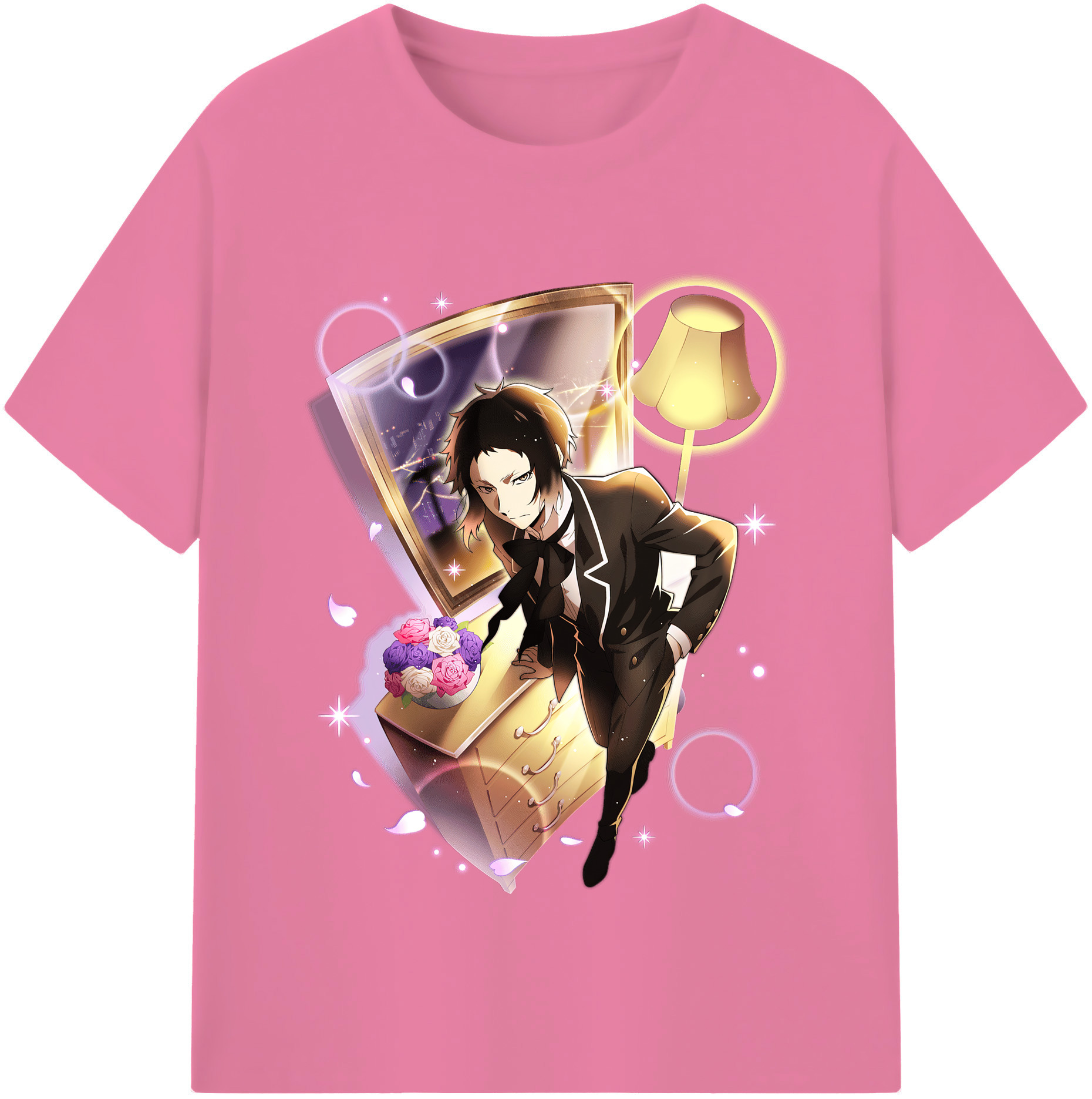 （画像用） 文豪ストレイドッグス Bungo Stray Dogs 綿100％半袖Tシャツ（フロントプリント）